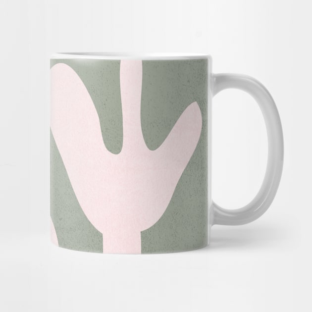 Abstract Botanical, Sage Green by Colorable